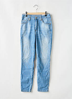 Blugi cu croială slim albastru PLEASE fată