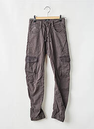 Pantalon cargo țesătură denim gri LE TEMPS DES CERISES băiat