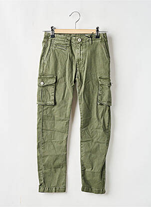 Pantalon cargo elasticitate talie elastică verde HERO SEVEN băiat