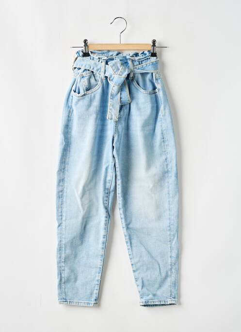 Blugi croială Mom albastru LE TEMPS DES CERISES fată