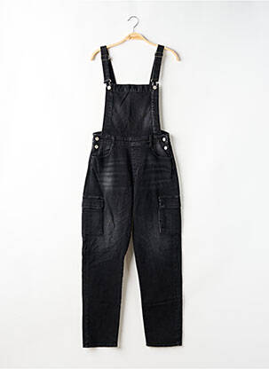 Salopetă negru LE TEMPS DES CERISES fată