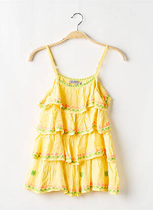 Tunică mâneci lungi galben KIWI fată