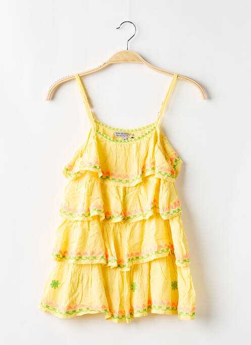 Tunică mâneci lungi galben KIWI fată