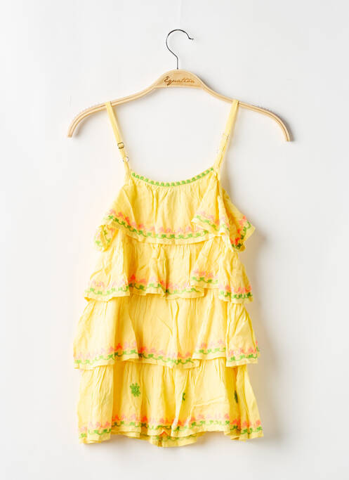 Tunică mâneci lungi galben KIWI fată