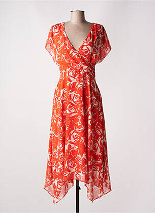 Rochie midi portocaliu ESPRIT femeie