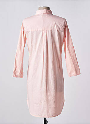 Rochie scurtă mâneci 3/4 mâneci 3/4 roz HAPPY femeie