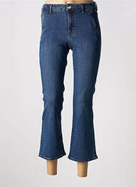 Blugi bootcut talie înaltă talie înaltă albastru HAPPY femme