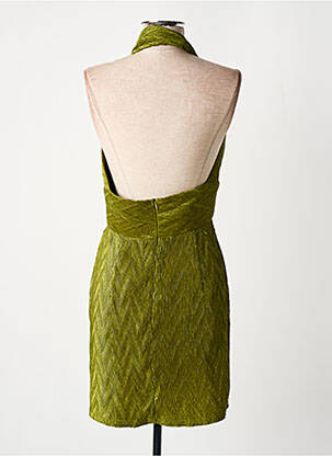 Rochie midi fără mâneci fără mâneci verde OLGA LEYERS femeie