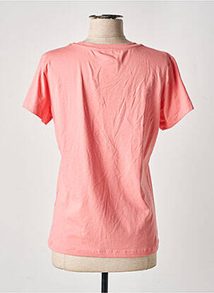 Tricou serigrafie mâneci scurte roz REALLY DOESN'T MATTER femeie