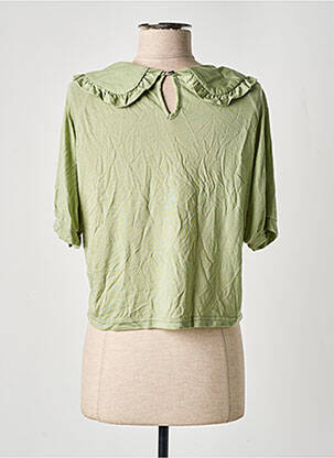 Tricou elasticitate mâneci scurte verde LE FABULEUX MARCEL DE BRUXELLES femeie