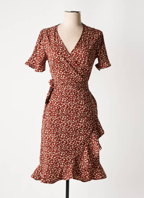 Rochie scurtă maro ONLY femeie