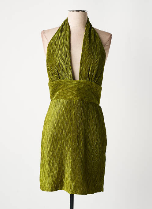 Rochie midi verde OLGA LEYERS femeie