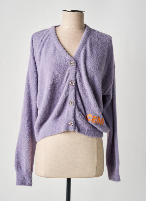 Vestă cu mâneci lungi violet CEMI BY CÉLINE femeie
