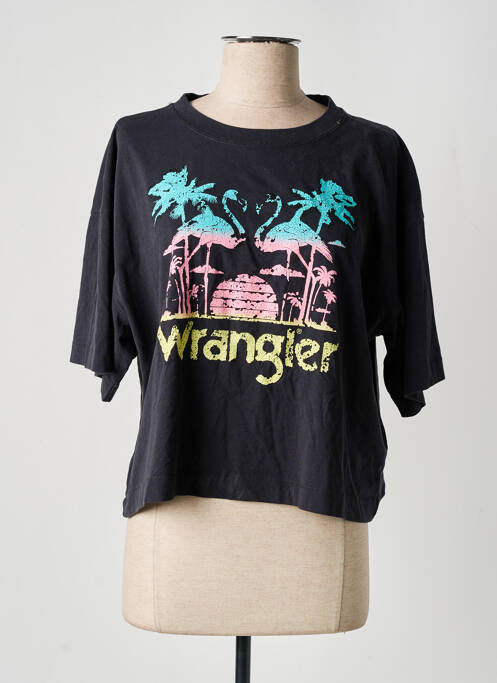 Tricou negru WRANGLER femeie
