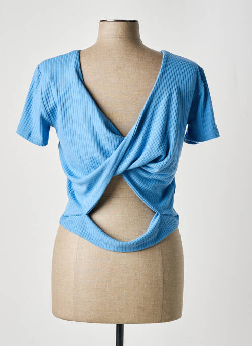 Tricou albastru MANGO femeie