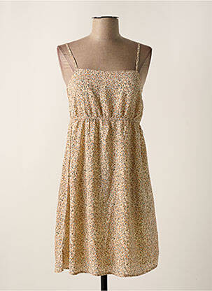 Rochie scurtă bej CEMI femeie