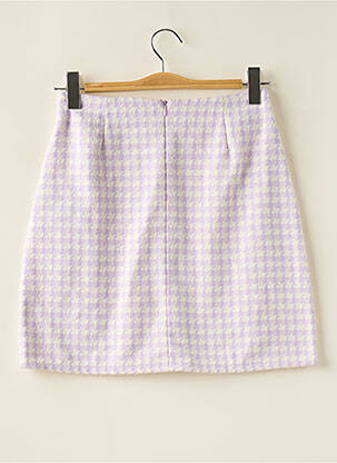 Fustă scurtă talie cu cleme violet NOISY MAY femeie
