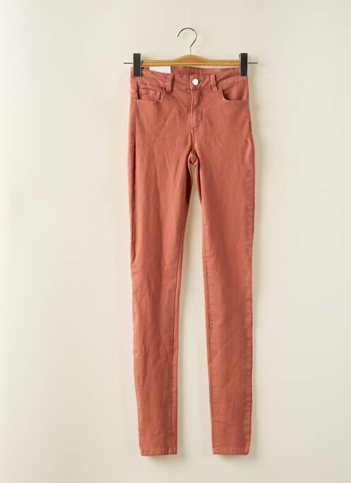 Pantalon slim roz VILA femeie