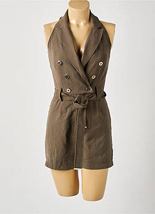 Salopetă scurtă verde MORGAN femeie