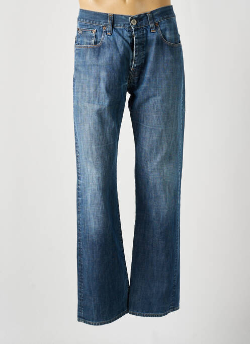 Blugi cu croială dreaptă albastru RAW-7 bărbat