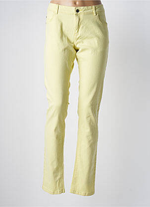 Pantalon slim galben FLAIR femeie