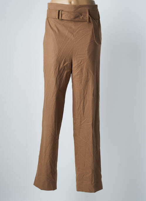 Pantalon drept maro DEUX. BY ELINE DE MUNCK femeie