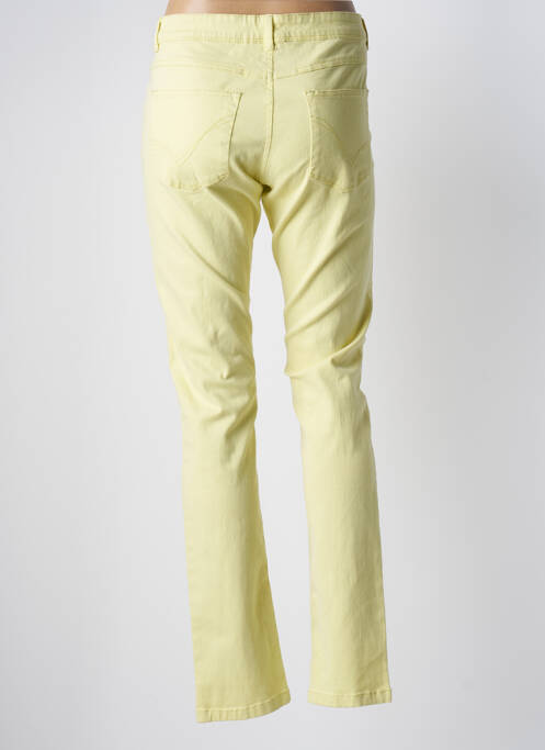 Pantalon slim galben FLAIR femeie