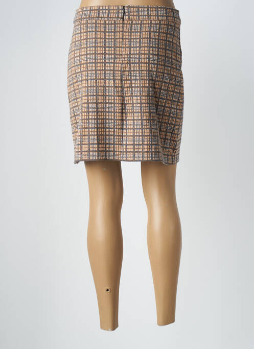 Fustă scurtă bej CEMI femeie