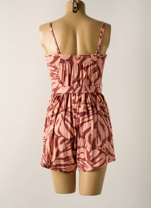 Salopetă scurtă buzunare bretele subțiri roz BANANA MOON femme