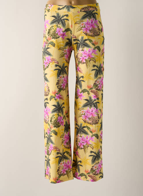 Pantalon larg galben BANANA MOON femeie