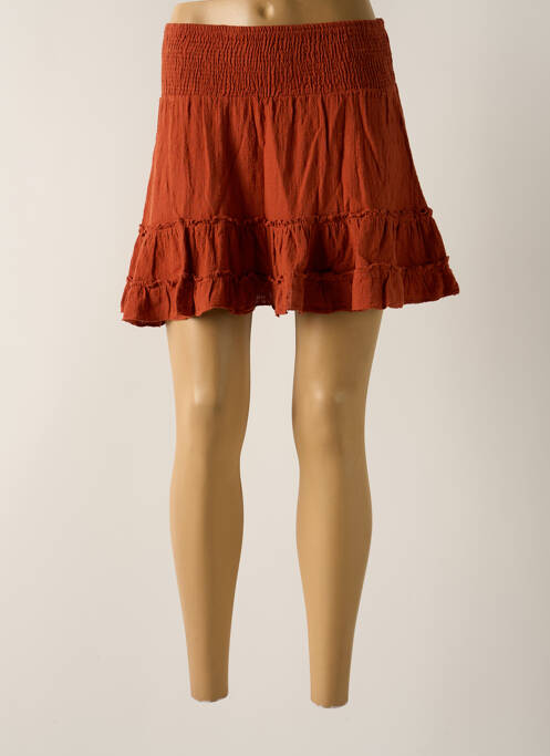 Fustă scurtă maro BANANA MOON femeie