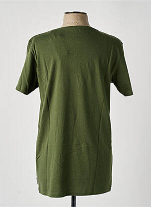 Tricou broderie mâneci scurte verde PULL IN bărbat