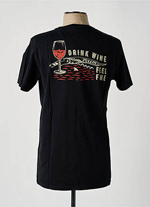 Tricou elasticitate mâneci scurte negru PULL IN bărbat