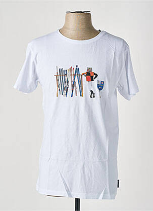 Tricou alb PULL IN bărbat