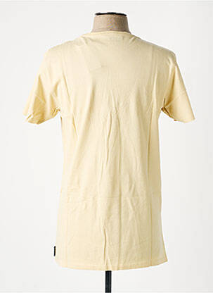 Tricou elasticitate mâneci scurte galben PULL IN bărbat