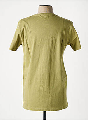 Tricou elasticitate mâneci scurte verde PULL IN bărbat
