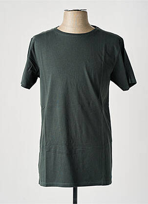 Tricou elasticitate mâneci scurte verde PULL IN bărbat