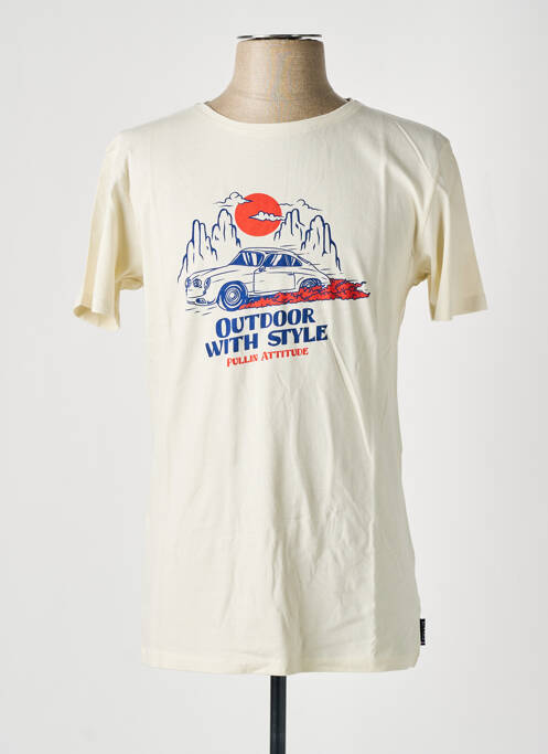 Tricou bej PULL IN bărbat