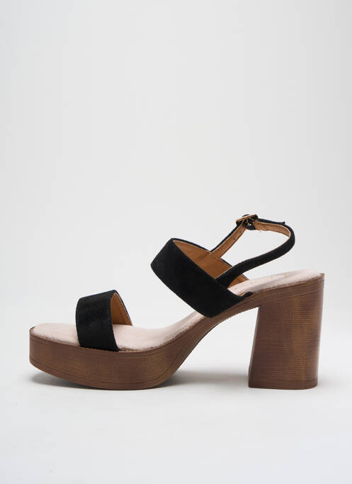 Sandale/Pantofi decupați negru LES P'TITES BOMBES femeie