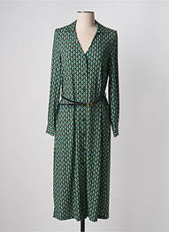 Rochie midi mâneci lungi mâneci lungi verde SEE THE MOON femeie