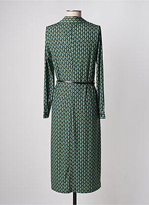 Rochie midi mâneci lungi mâneci lungi verde SEE THE MOON femeie