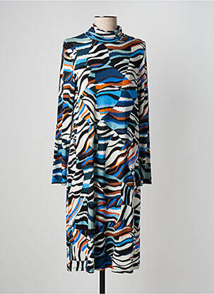 Rochie midi mâneci lungi mâneci lungi albastru SEE THE MOON femeie