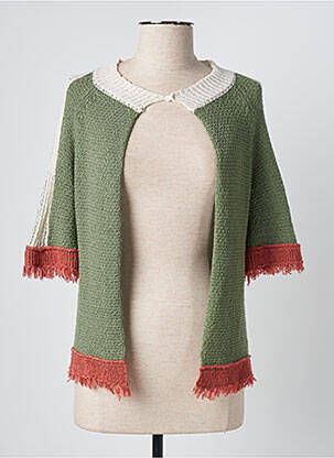 Vestă cu mâneci scurte verde SEE THE MOON femeie