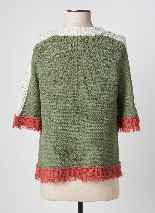 Vestă cu mâneci scurte verde SEE THE MOON femeie