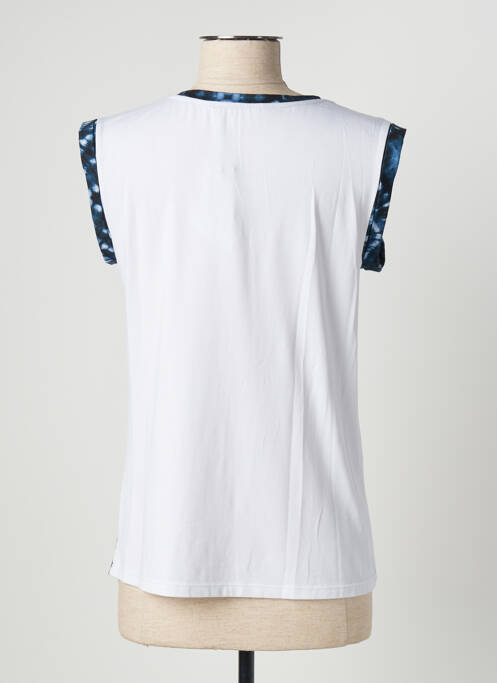 Tricou albastru SEE THE MOON femeie