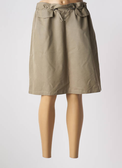 Fustă midi verde JULIE GUERLANDE femeie