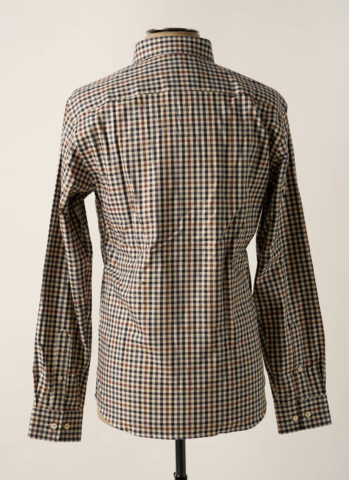 Cămașă cu mâneci lungi maro JACK & JONES bărbat