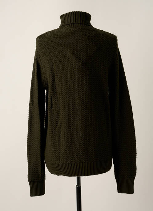 Pulover cu guler înalt verde SELECTED bărbat