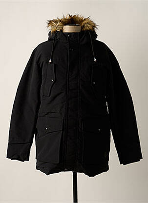 Parka mansete cu margini elastice cu glugă negru JACK & JONES bărbat