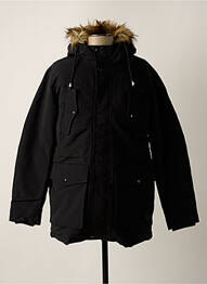 Parka mâneci lungi cu glugă negru JACK & JONES bărbat